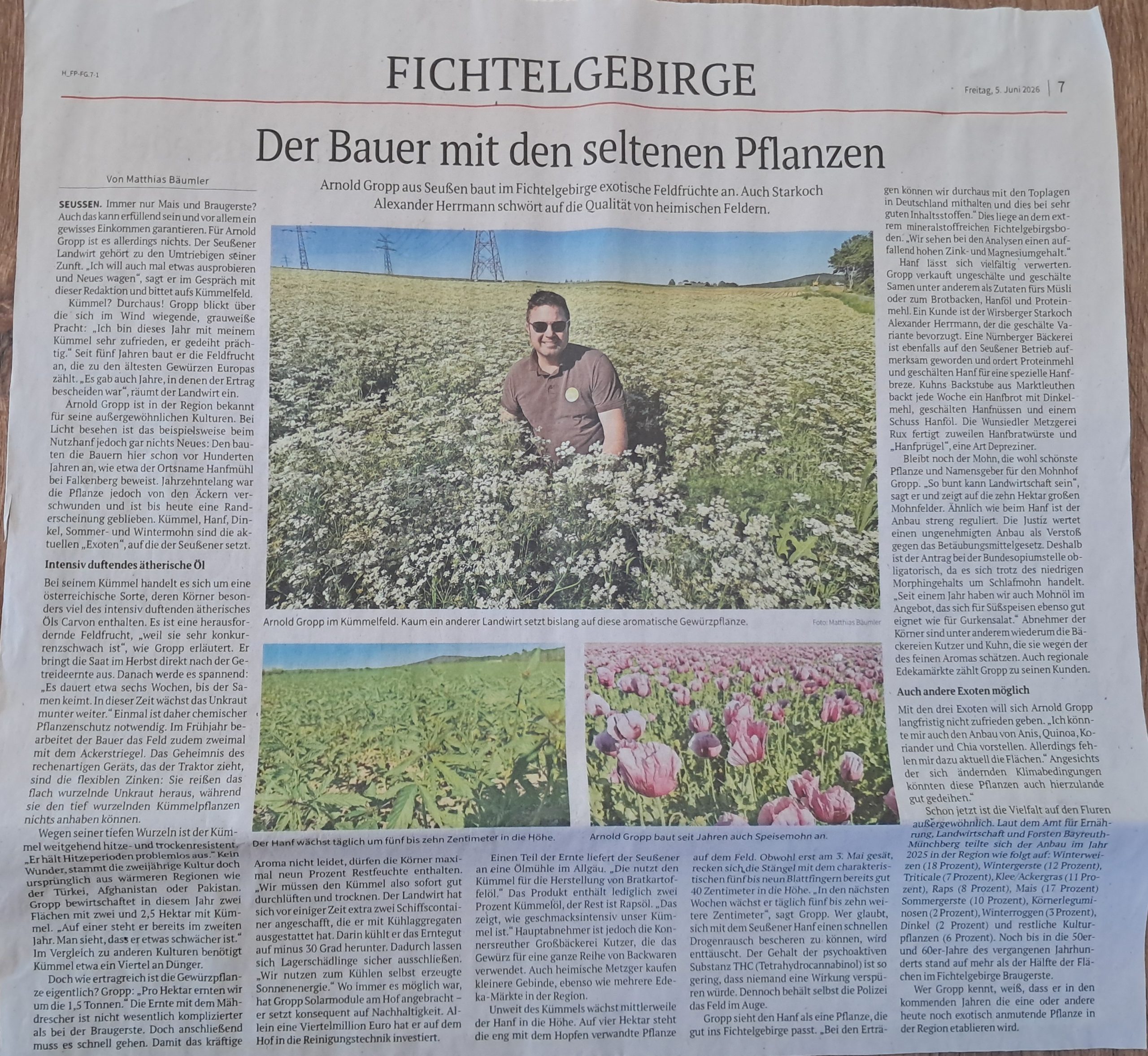 Der Bauer mit den seltenen Pflanzen